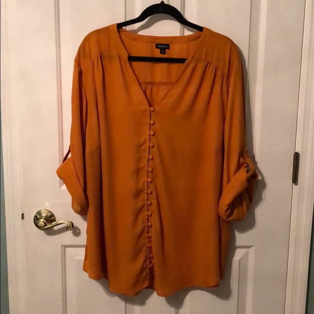 Yellow Torrid Harper Blouse ☀️